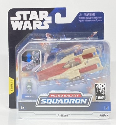 JAZWARES SERIES 4 / MICRO GALAXY SQUADRON A-WING 0079 image 1