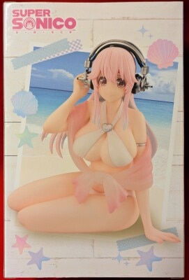 FuRyu Noodle Stopper Figure Super Sonico Super Sonico White Bikini ver.