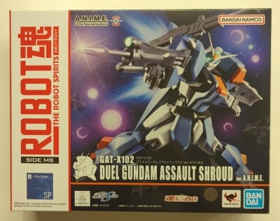 Bandai Spirits - The Robot Spirits<side ms=""> Mobile Suit Gundam SEED GAT-X102 Duel Gundam Assault Shroud ver. ANIME SP </side> 이미지 1