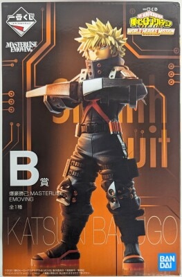 Bandai Spirits Ichiban Kuji My Hero Academia THE MOVIE WORLD HEROES' MISSION B-Prize Katsuki Bakugou MASTERLISE EMOVING Figure 画像 1