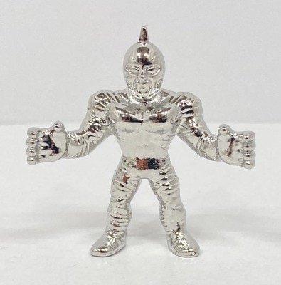 Bandai Diecast Kinkeshi 5 5/Kinnikuman Kinnikuman Zebra (silver metal plating Ver.) รูปภาพ 1