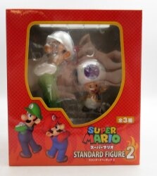 日本オート玩具 スタンダードフィギュア2スーパーマリオ2 ファイアルイージ&あおキノピオ 画像 1