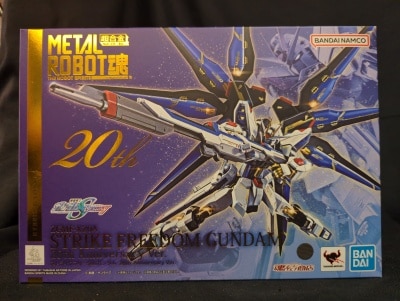 Bandai Spirits METAL ROBOT SPIRITS <side ms=""> Mobile Suit Gundam SEED DESTINY Strike Freedom Gundam 20th Anniversary Ver. </side>