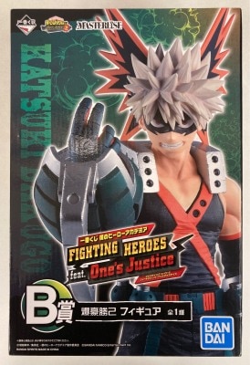 Bandai Spirits Ichiban Kuji My Hero Academia FIGHTING HEROES feat. One's Justice B Prize Katsuki Bakugo Figure gambar 1