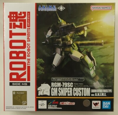 Bandai Spirits - The Robot Spirits<side ms=""> Mobile Suit Zeta Gundam RGM-79SC GM Sniper Custom (Jaburo Defense Force Specification) ver. ANIME SP </side>