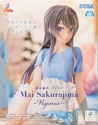 Sega Luminasta Rascal Does Not Dream of Bunny Girl Senpai Mai Sakurajima Pajama รูปภาพ 1