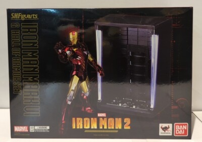 Bandai SHFiguarts IRON MAN2 Iron Man Mark 6 and Hall of Armor set