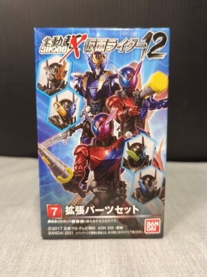 BANDAI SHODO-X Kamen Rider 12 Kamen Rider Build Expansion Part set 7