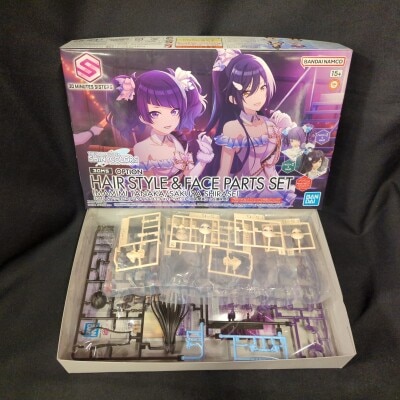 Bandai 30 MINUTES SISTERS Optional Hairstyle and Face Parts set (Mami Tanaka/Sakuya Shirase) hình ảnh 1