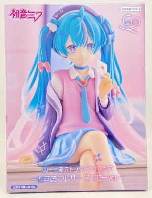 FuRyu Noodle Stopper Figure VOCALOID Hatsune Miku Navy ver. รูปภาพ 1