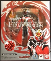 Bandai SH Figuarts Kamen-Rider Wizard Kamen-Rider Wizard Flame Dragon gambar 1