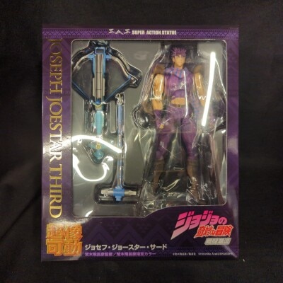 Medicos Entertainment Super Action Statue JoJo's Bizarre Adventure Joseph Joestar 3rd with limited Bonus Included hình ảnh 1