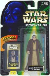 TOMY EPISODE 1 / FLASHBACK PHOTO ANAKIN SKYWALKER / WITH LIGHTSABER 3.5 Inch รูปภาพ 1