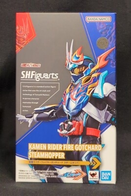 S.H.Figuarts 仮面ライダーガッチャード 仮面ライダーファイヤーガッチャード スチームホッパー 画像 1