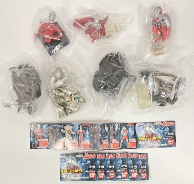 Bandai Resurrection of Alien Baltan/ Ultraman 40 Complete 7 Type Set Ultraman 40 / Resurrection of Alien Baltan