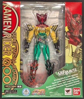 Bandai SH Figuarts Fourze and OOO Movie Wars MEGAMAX Kamen Rider OOO (O's) Super Tatoba Combo