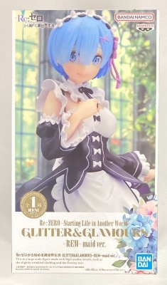 Bandai Spirits Re:Zero - Starting Life in Another World Glitter and Glamours REM maid ver. Rem maid ver.