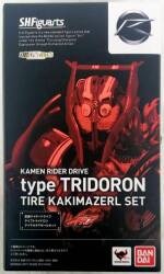 Bandai SHFiguarts Kamen Rider Drive Kamen Rider Drive Type Tridoron Tire Kaki Mazel set Bild 1