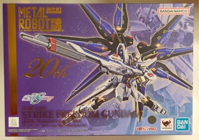 Bandai Spirits METAL ROBOT SPIRITS <side ms=""> Mobile Suit Gundam SEED DESTINY Strike Freedom Gundam 20th Anniversary Ver. </side> hình ảnh 1