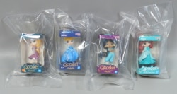 Bandai Q posket Miniature Collection Disney Princess Complete 4 Type Set