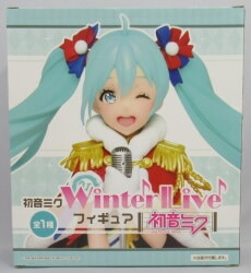 Taito Winter Live Figure Hatsune Miku Normal Edition รูปภาพ 1