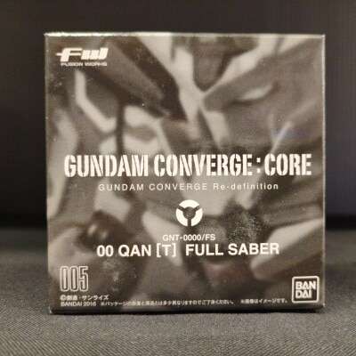 BANDAI Fusion Works (FW) Gundam Converge CORE 00 Qan (T) Full Saber รูปภาพ 1