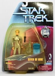 PLAYMATES STARFLET COMMAND / INTERNATIONAL EDITION SEVEN OF NINE 4.5 inch