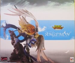 MegaHouse GEM Digimon Adventure Angemon Figure/ postcard missing PVC imagen 1