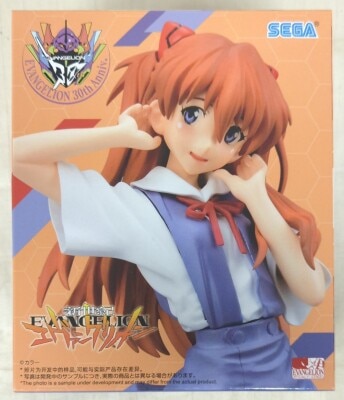 Sega High Premium Figure Neon Genesis Evangelion Asuka School Uniform Ver.