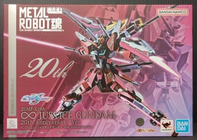 BANDAI SPIRITS/ METAL ROBOT SPIRITS<side ms=""> Mobile Suit Gundam SEED DESTINY Infinite Justice Gundam 20th Anniversary Ver. </side> Bild 1