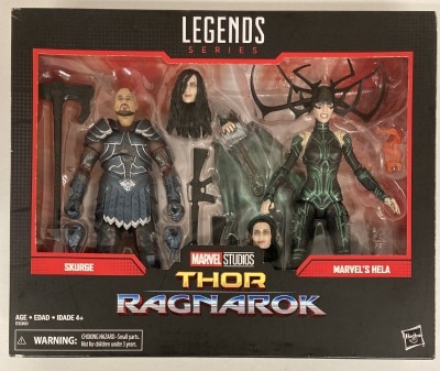 HASBRO (ACTION FIGURE) THOR / RAGNAROK SKURGE / MARVELS HELA 6 inch