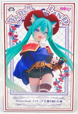 Taito Wonderland Figure VOCALOID Hatsune Miku Cat in Boots