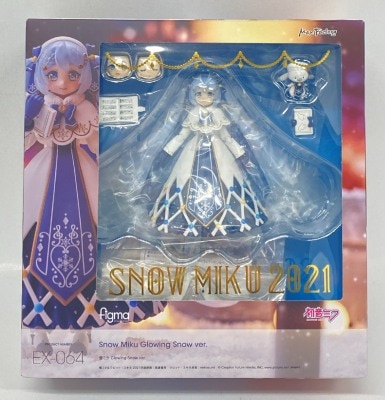 MAXFACTORY figma Character Vocal Series 01 Hatsune Snow Miku Glowing Snow ver. EX-064 รูปภาพ 1