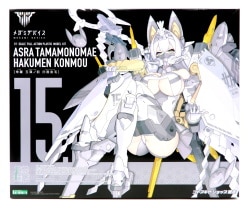 Kotobukiya Megami Device Shura Tamamo no Mae White Face Gold Hair/Bonus Item Parts Included KP719 Bild 1