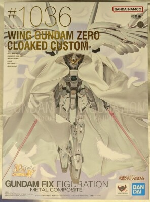 Bandai Spirits GUNDAM FIX FIGURATION METAL COMPOSITE Wing Gundam Zero Cloaked Custom