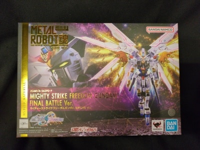 Bandai Spirits METAL ROBOT SPIRITS <side ms=""> Mobile Suit Gundam Seed FREEDOM Mighty Strike Freedom Gundam Final Battle Ver. </side>