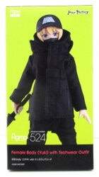 Max Factory Figma female body (Yuuki) with techwear outfit