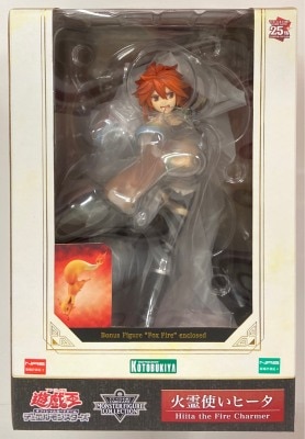Kotobukiya Yu-Gi-Oh! Card Game Monster figure collection Fire Spirit User Heta with Kotobukiya exclusive With Bonus PVC gambar 1