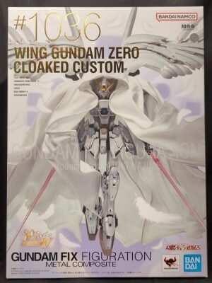 BANDAI SPIRITS GUNDAM FIX FIGURATION METAL COMPOSITE GUNDAM W 30th ウイングガンダムゼロ クロークドカスタム #1036