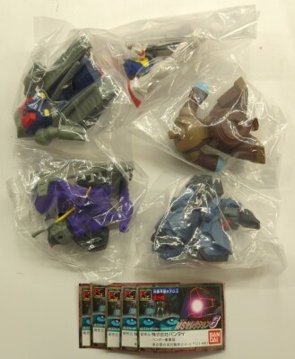 Bandai MS Selection 8 Mobile Suit Gundam Complete 5 Piece Set MS Selection 8