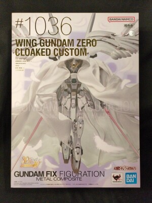 Bandai Spirits GUNDAM FIX FIGURATION METAL COMPOSITE GUNDAM W 30th Wing Gundam Zero Cloaked Custom #1036 รูปภาพ 1
