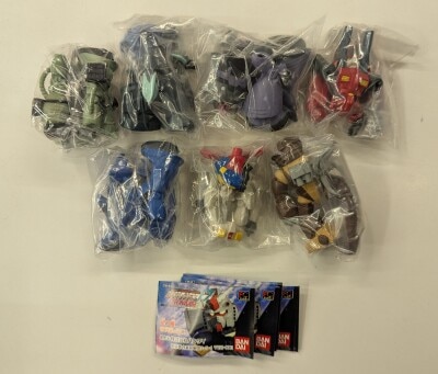 Bandai MS Selection 17 GAME EDITION Mobile Suit Gundam Complete 7 Type Set MS Selection 17