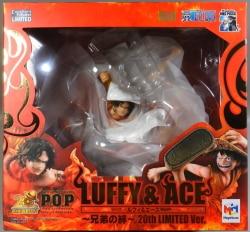 Megahouse POP NEO-MAXIMUM Luffy and Ace Brothers' Bond 20th LIMITED Ver.