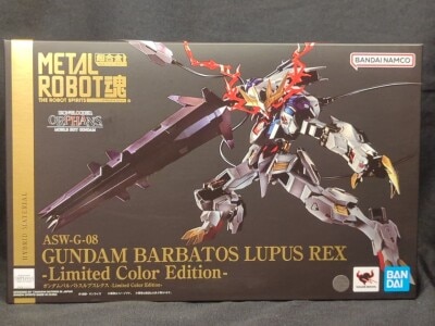 BANDAISPIRITS METAL Robot Spirits Mobile Suit Gundam: Iron-Blooded Orphans Gundam Barbatos Lupus Rex Limited Color Edition