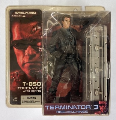 Mcfarlane TOYS (ACTION FIGURE) T-850 TERMINATOR WITH COFFIN (without sunglasses)