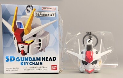 BANDAI NAMCO HEAD KEY CHAIN ??XVX-016 Gundam Aerial รูปภาพ 1
