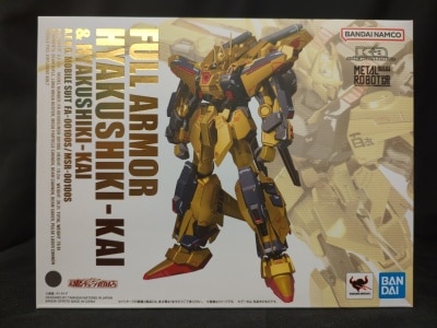 BANDAI SPIRITS METAL ROBOT Spirits (Ka signature) M-MSV Full Armor Hyaku-Shiki Kai & Hyakushiki Kai Bild 1