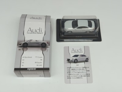 Kyosho 1/64 Audi Mini Car Collection 2 Audi A4 (White) รูปภาพ 1