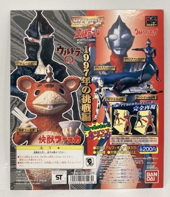 Bandai backing cardboard/ HG series FC Ultraman Tiga/ Ultra Q / Kaijuu Booska 1997 Challenge Edition รูปภาพ 1