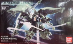 Bandai MOBILE SUIT ENSEMBLE Mobile Suit Gundam Unicorn Kshatriya EX02 Bild 1